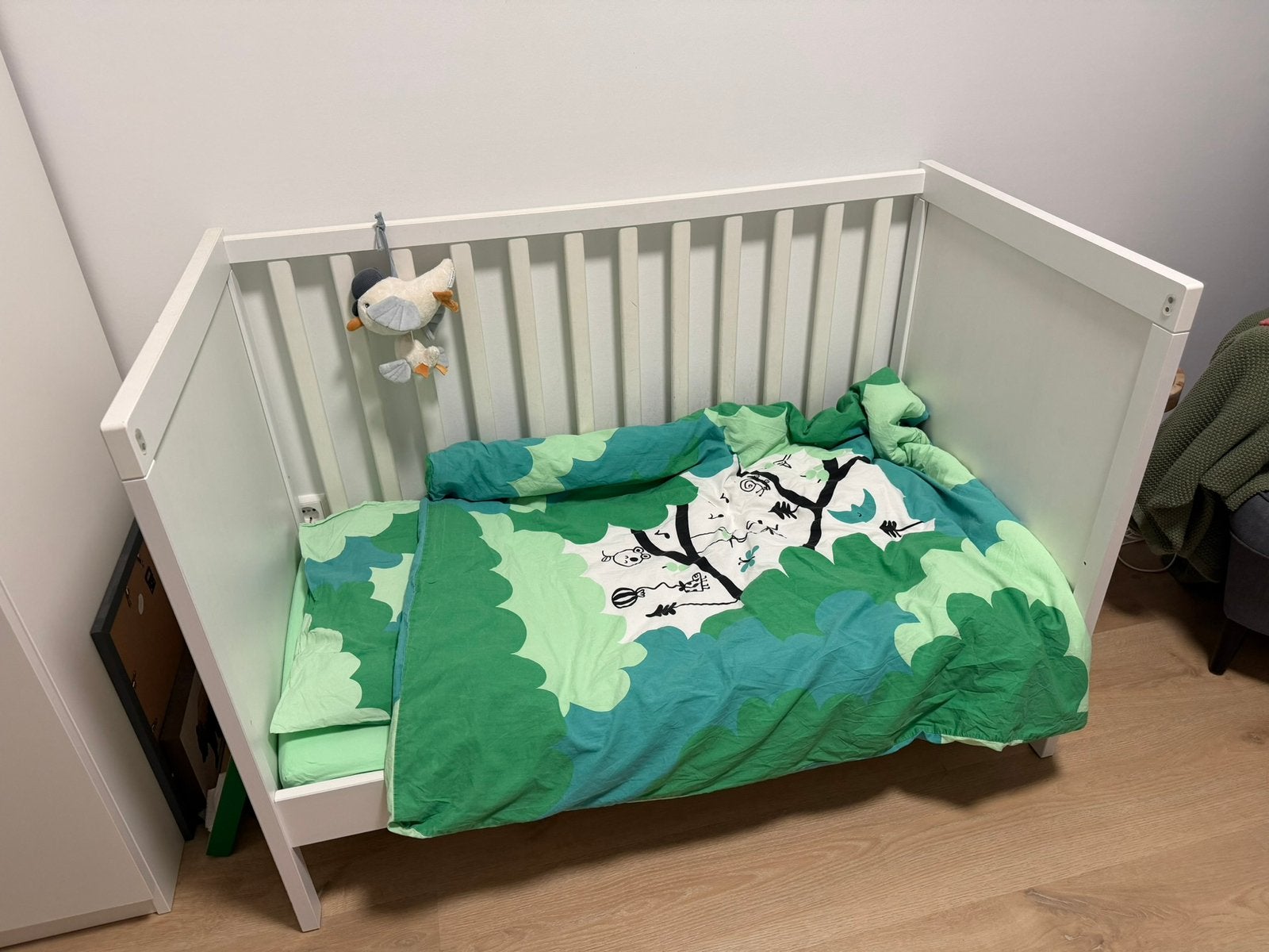 Ikea sundvik ledikant met extras, Ophalen, Gebruikt, 70 tot 85 cm, Minder dan 140 cm