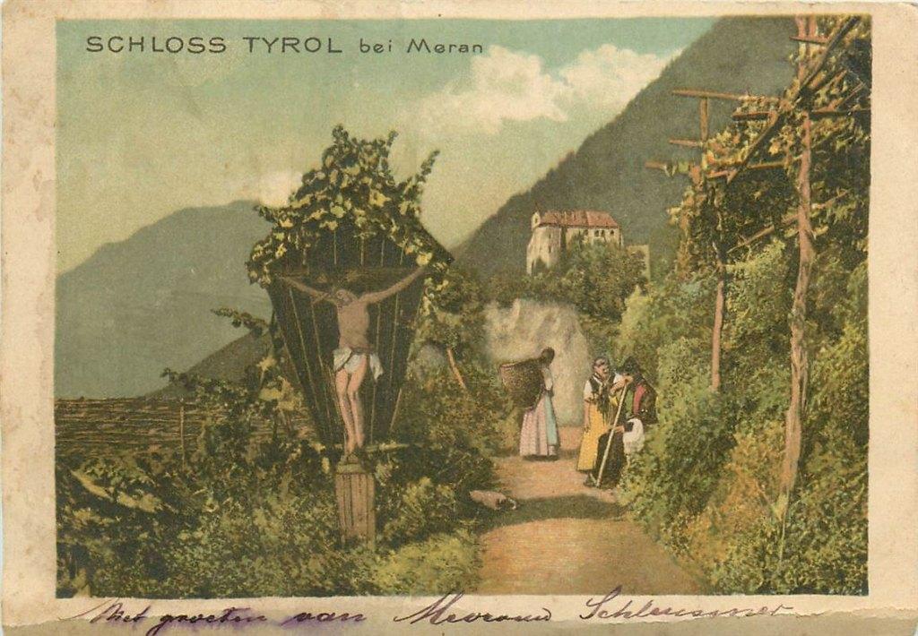 701-459-005 Merano Schloss Tyrol, Verzenden, Voor 1920, Frankrijk