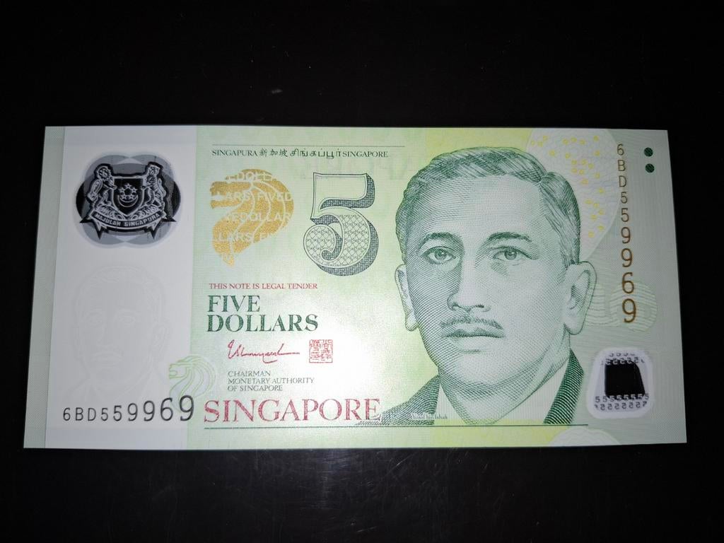 ### Singapore 5 dollar 2006/24 ###, Ophalen of Verzenden, Midden-Oosten