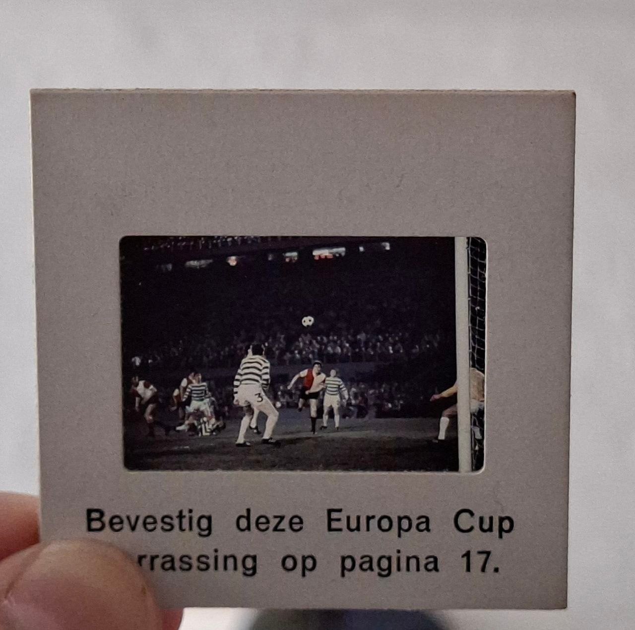 Dia Feyenoord - Celtic (Europa Cup 1), Ophalen of Verzenden, Zo goed als nieuw, Overige onderwerpen