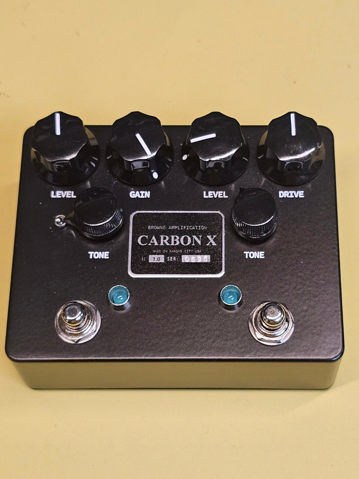 Browne Amplification Carbon X Dual Overdrivel, Muziek en Instrumenten, Browne Amplification, Kansas City, USA, Zo goed als nieuw