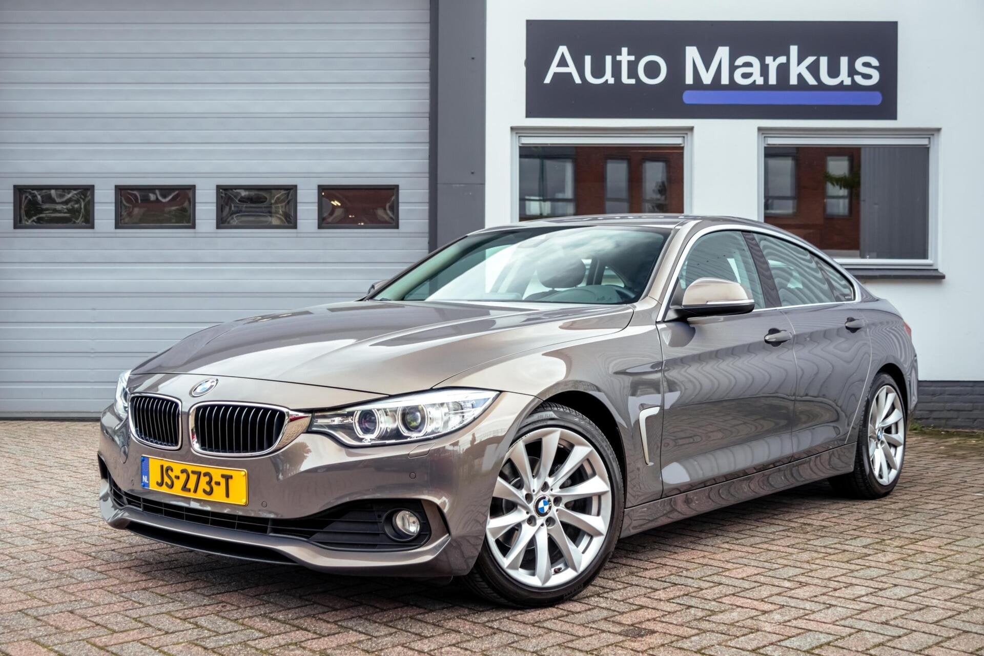 BMW 4-serie Gran Coupé 418i Individual|Champagner-Quarz|Aut, Auto's, Automaat, Gebruikt, Euro 6, Wit