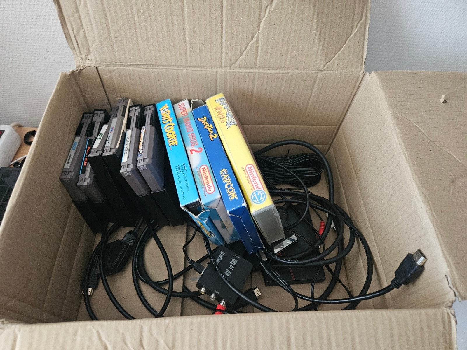 Nintendo NES Bundel met games en kabels, Spelcomputers en Games, Games | Nintendo NES, Gebruikt, 1 speler, Vanaf 3 jaar, Nintendo