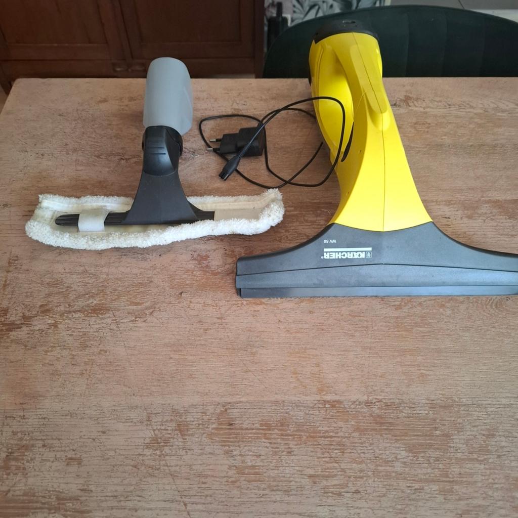 Kärcher WV 50 Plus Raamwisser met Sprayflacon, Ophalen of Verzenden, Raamwisser of Trekker