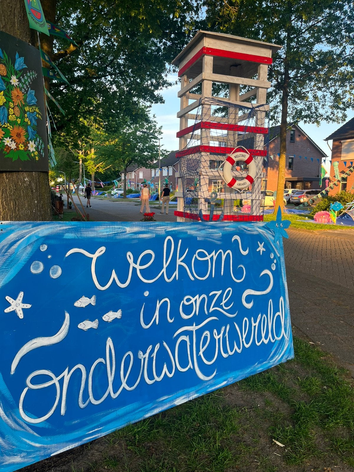 TE KOOP: Straatversiering thema onderwater wereld, Ophalen, Gebruikt, Versiering, Overige
