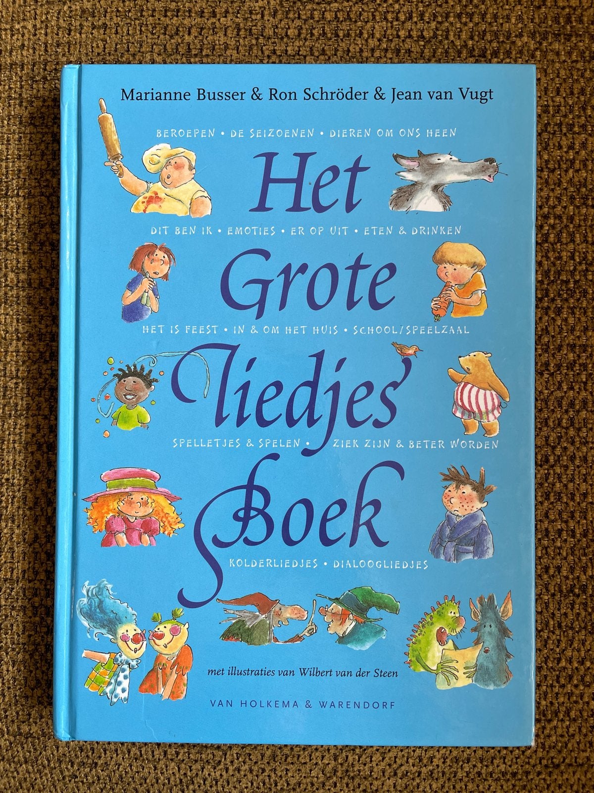 Marianne Busser & Ron Schroder  - Het grote liedjesboek, Fictie algemeen, Ophalen of Verzenden, Zo goed als nieuw, J. van Vugt; Ron Schröder; Marianne Busser