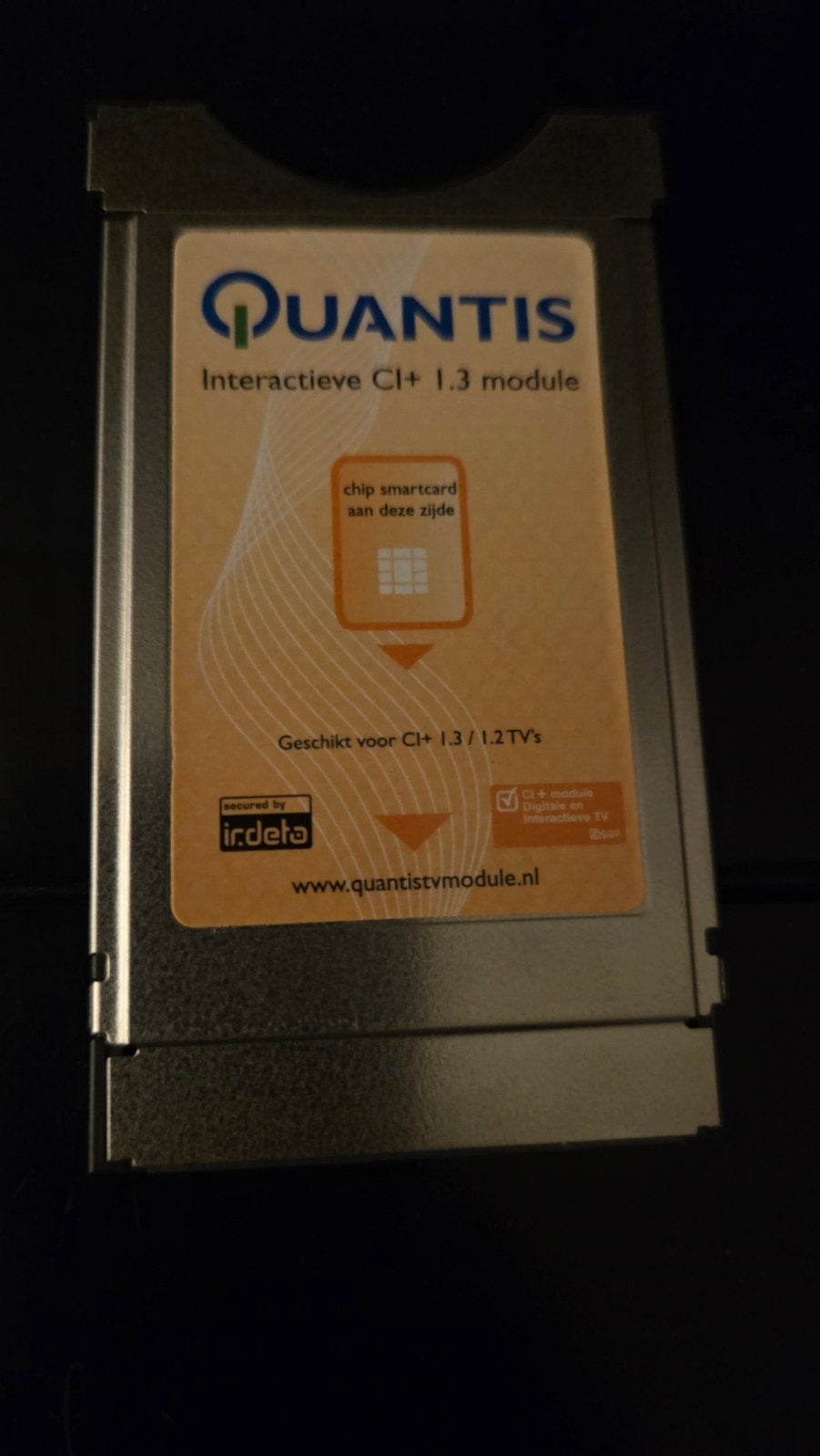 Quantis Interactieve CI+ 1.3 module voor digitale TV, Ophalen of Verzenden, Gebruikt, Decoder
