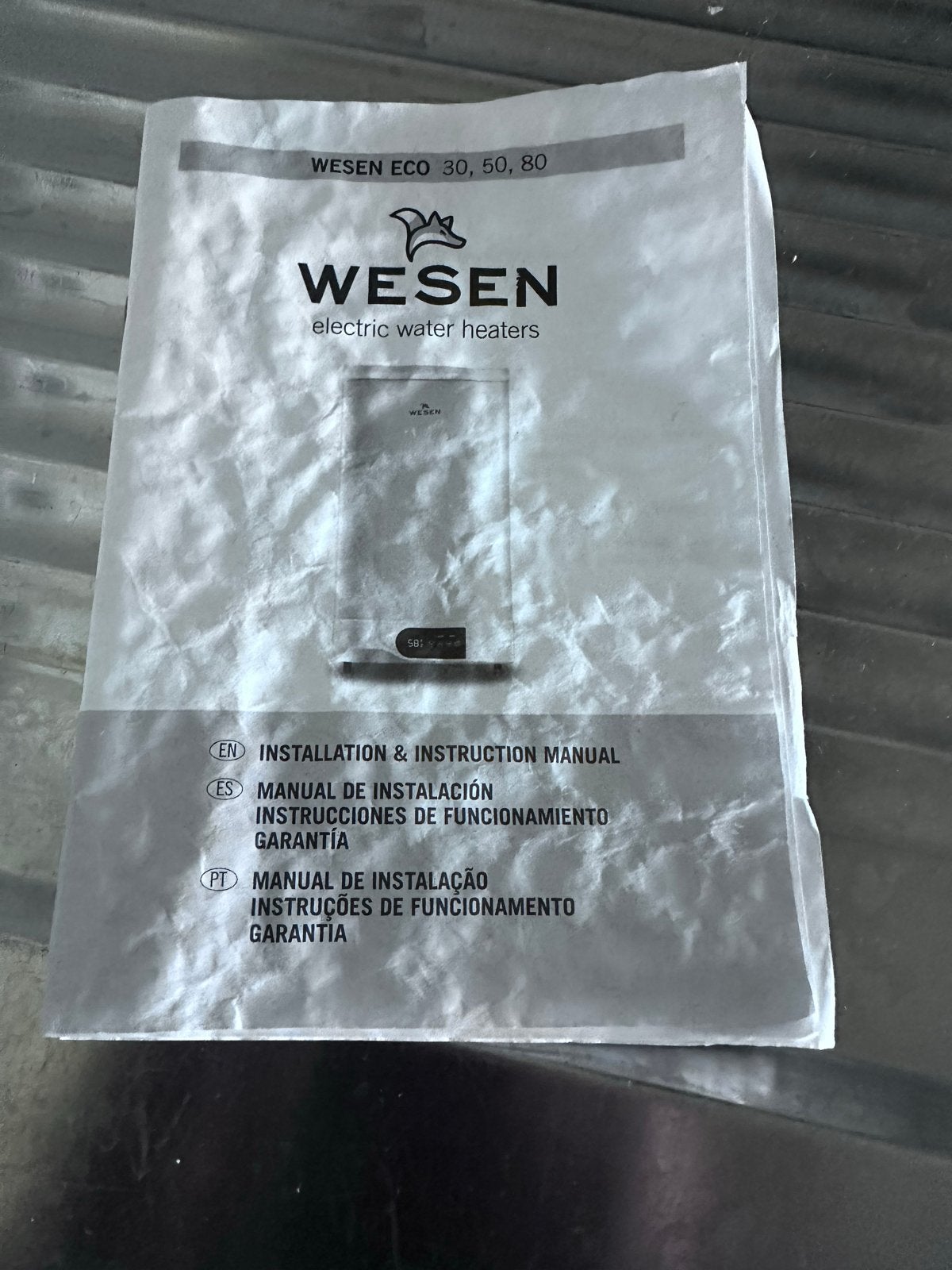 Wesen ECO Elektrische Boiler 50 liter - Zo goed als nieuw, Ophalen, 20 tot 100 liter, Boiler, Minder dan 3 jaar oud