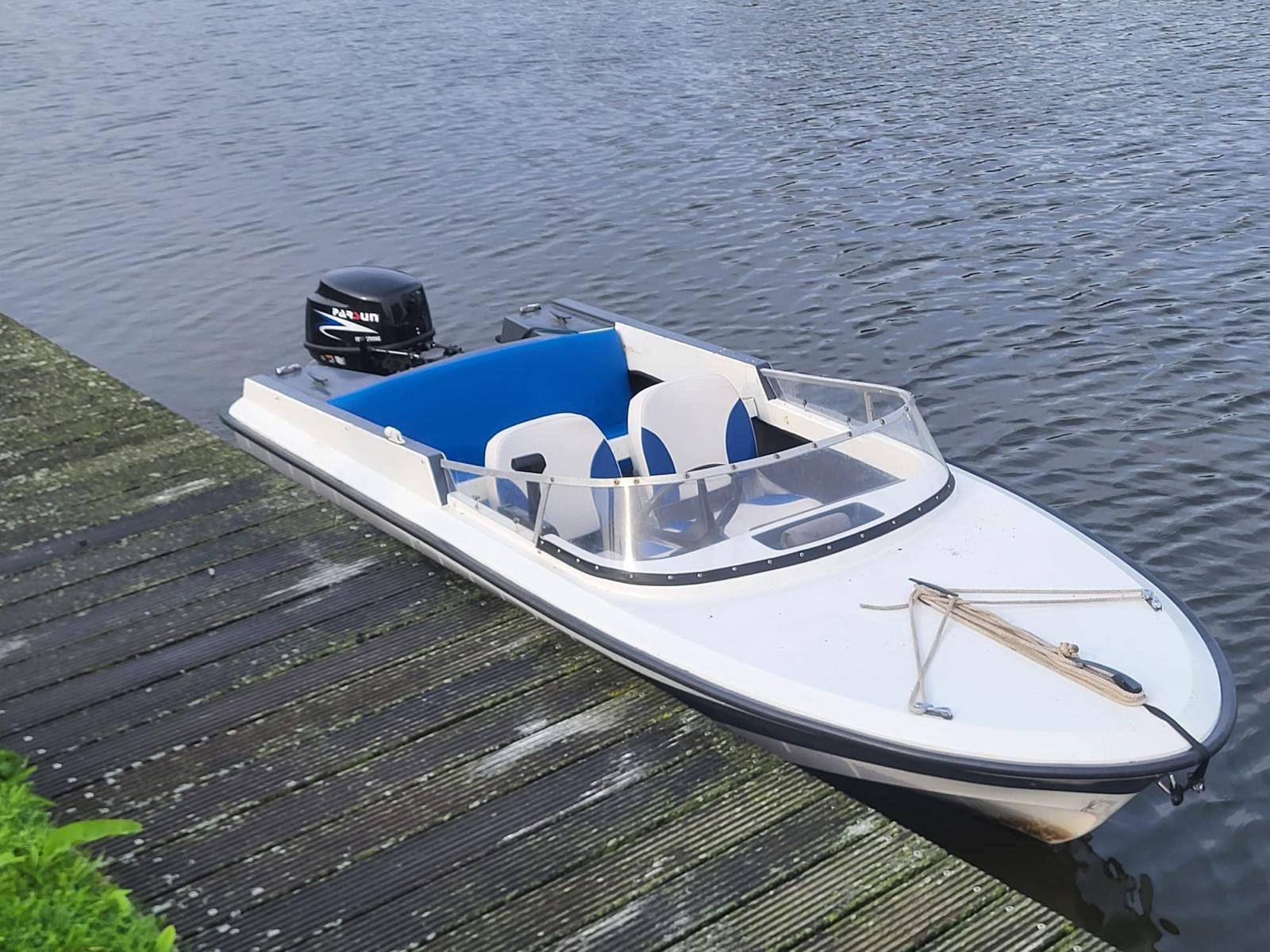 Speedboot met 9,8pk Parasun 4 TAKT!, Watersport en Boten, Bootonderdelen, Gebruikt, Overige typen, Motorboot, Ophalen