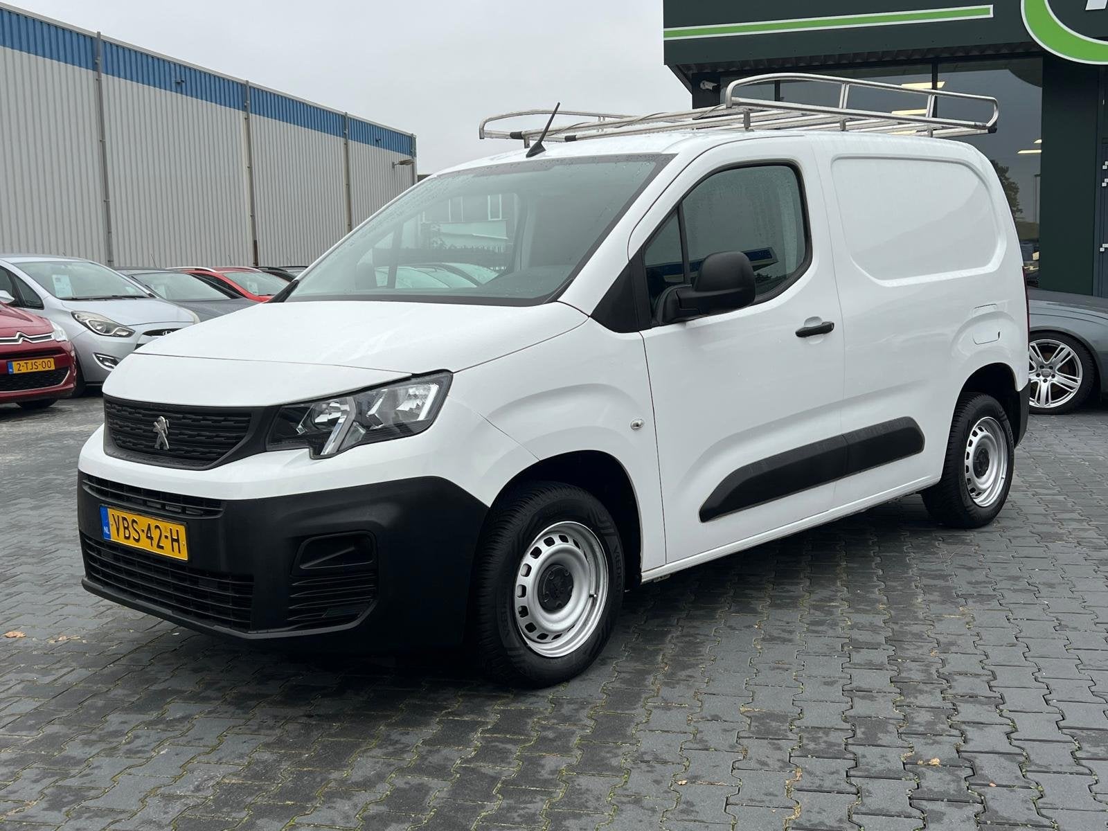 Peugeot Partner 1.5 BLUEHDI PRO AIRCO 148.170KM-NAP, Voorwielaandrijving, Stof, Gebruikt, 4 cilinders