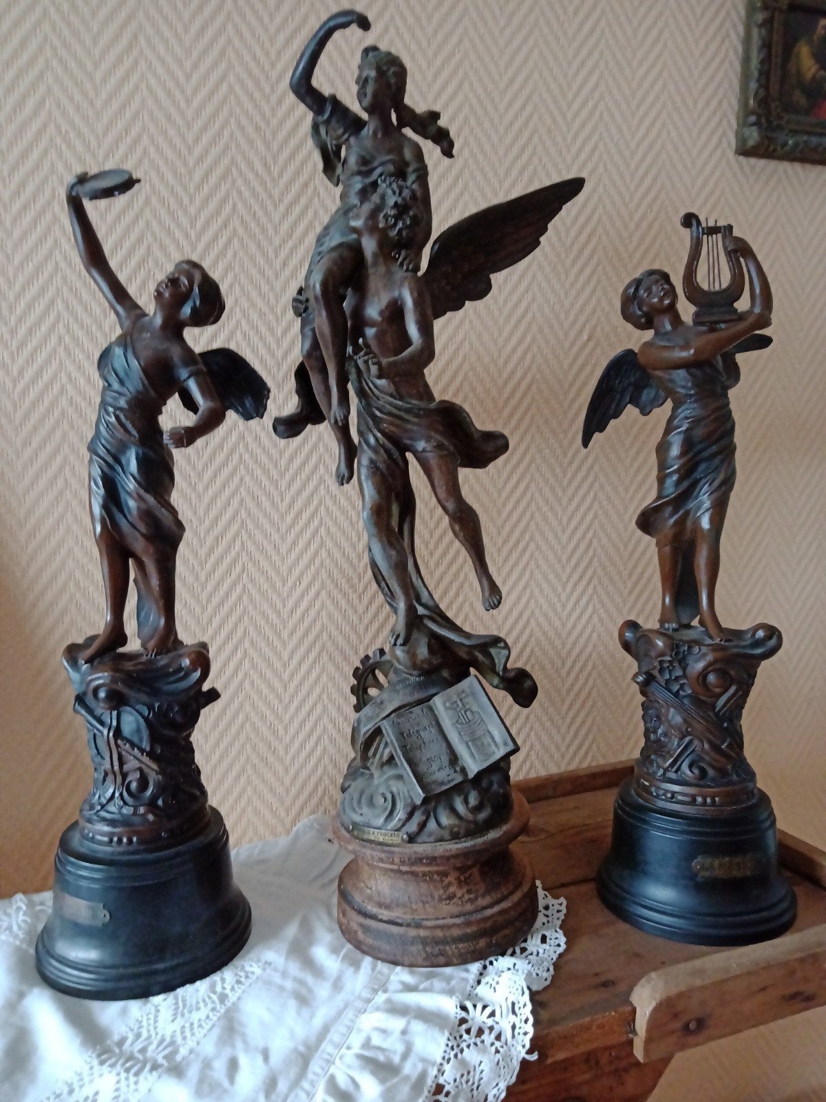 religieuze beelden 3stuks, Antiek en Kunst, Ophalen of Verzenden
