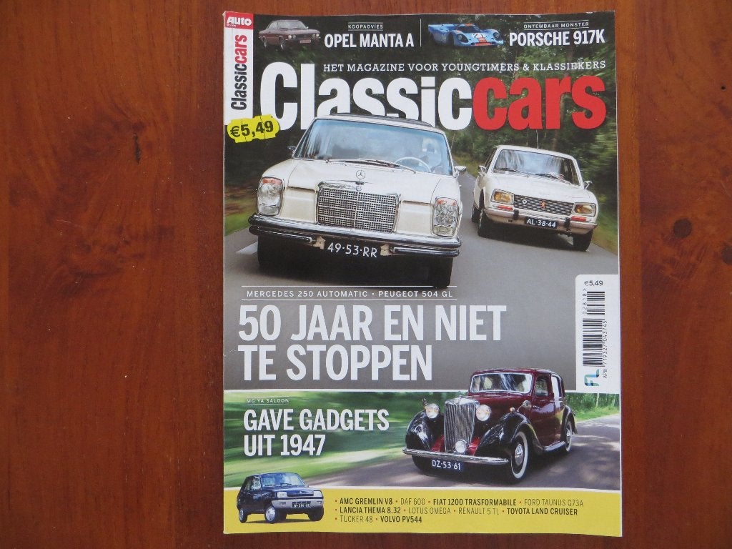 Classic Cars 28: Mercedes-Benz 250, Peugeot 504, Opel Manta, Ophalen of Verzenden, Nieuw, Opel