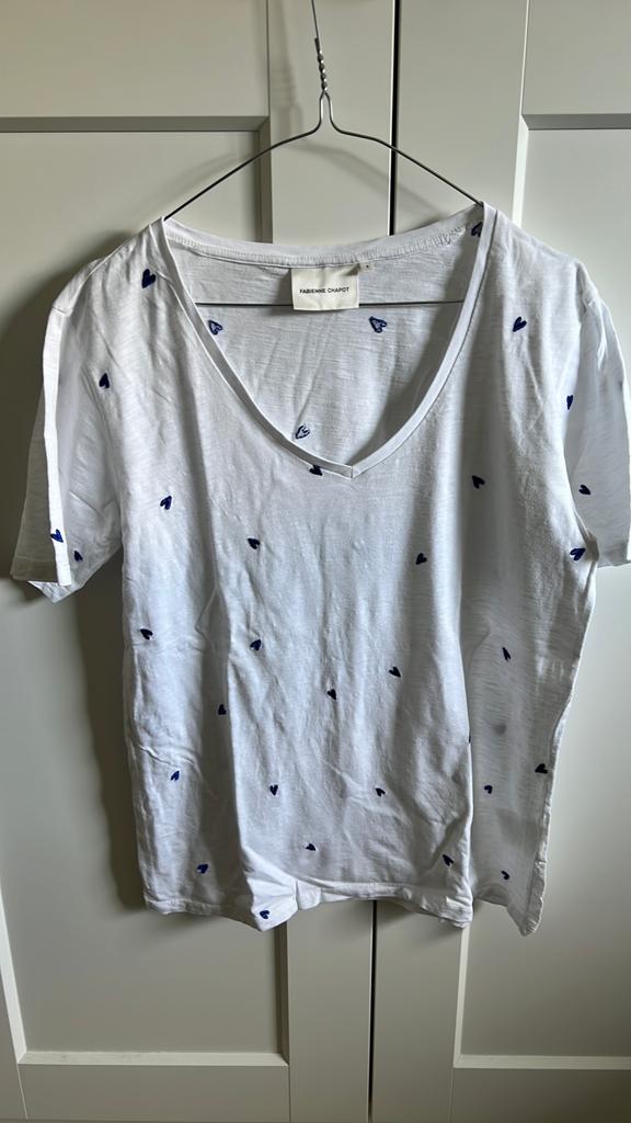 Fabienne Chapot hartjes t-shirt S, Ophalen of Verzenden, Zo goed als nieuw, Korte mouw