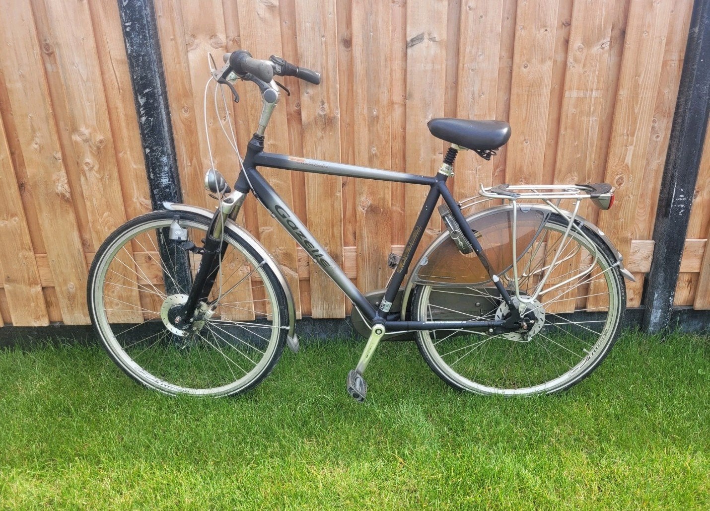 Gazelle Chamonix herenfiets, Fietsen en Brommers, Fietsen | Heren | Herenfietsen, Ophalen, Gebruikt, Velgrem, Versnellingen