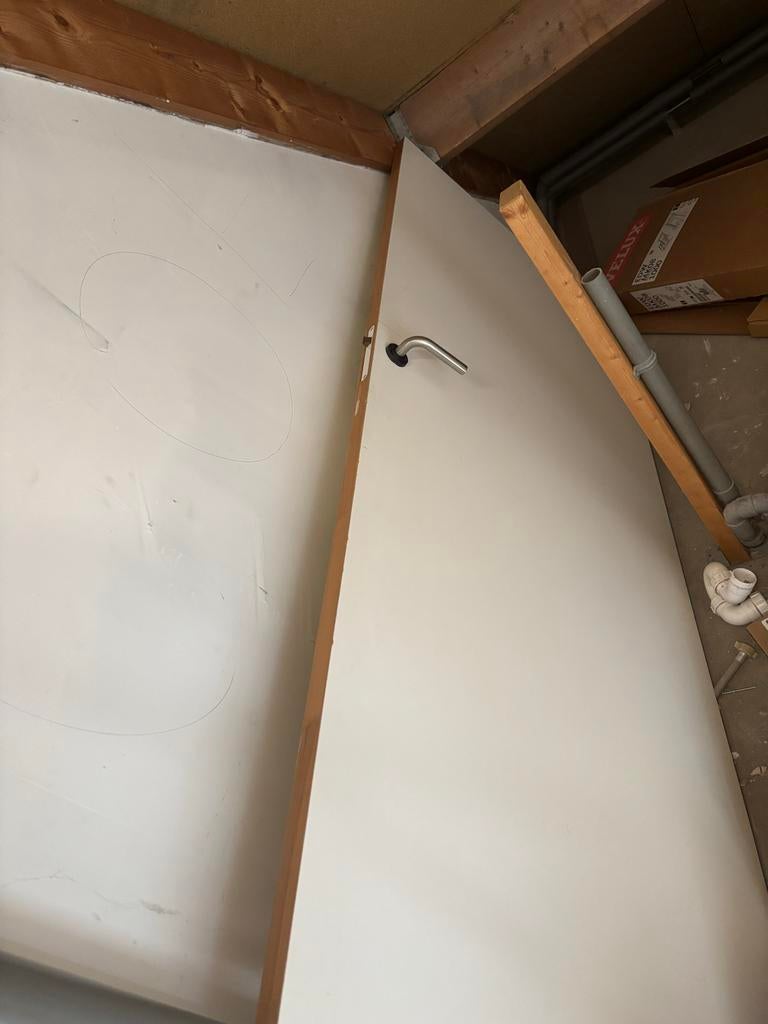 Zeer nette stompe binnedeur 93x211, Doe-het-zelf en Verbouw, Ladders en Trappen, Ophalen of Verzenden, Zo goed als nieuw, 2 tot 4 meter