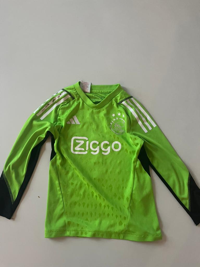 Ajax keepersshirt 140, Maat XS of kleiner, Ophalen of Verzenden, Gebruikt, Shirt