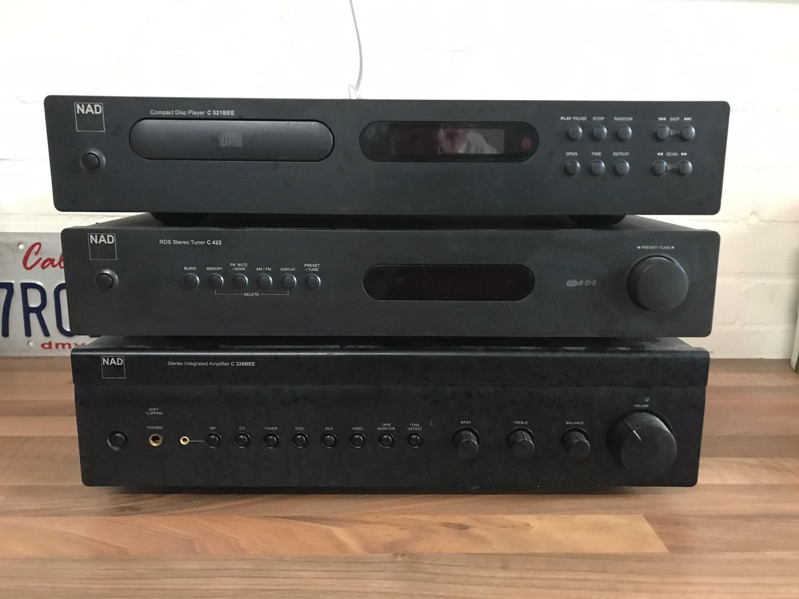 NAD geluidsinstallatie en Dali Suite 1.7 speakers