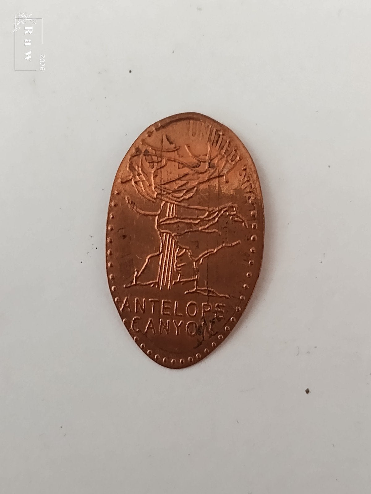 Pressed Penny Antelope Canyon, Ophalen of Verzenden, Overige materialen