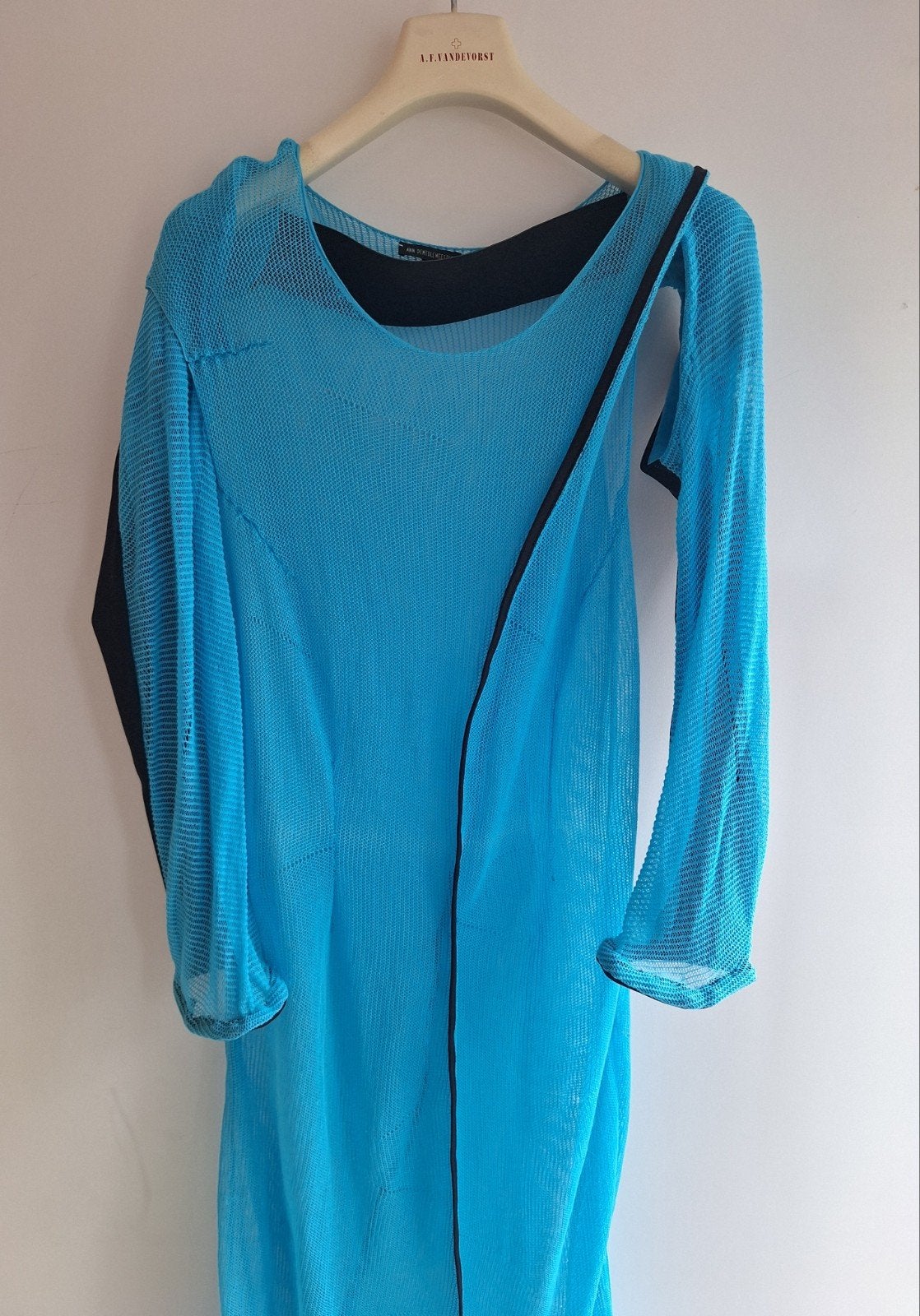 ann demeulemeester jurk, Kleding | Dames, Blauw, Maat 42/44 (L), Ophalen of Verzenden, Zo goed als nieuw