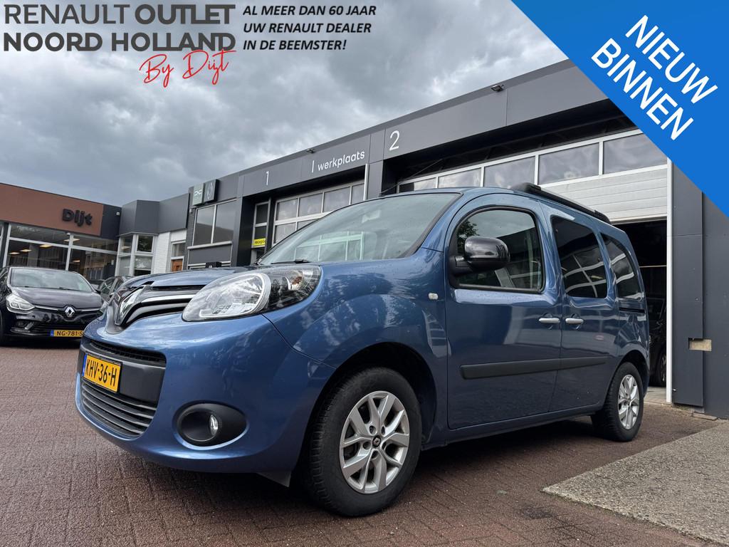 Renault Kangoo Family 1.2 TCe Automaat Rolstoelauto!, Auto's, Renault, Stof, Gebruikt, 4 cilinders, Blauw