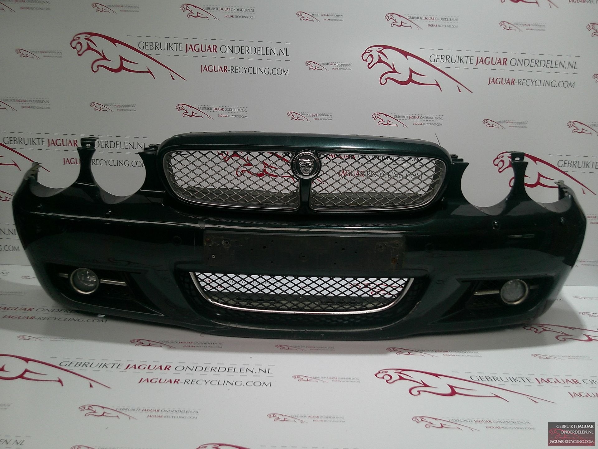 Voorbumper Jaguar XJ X358 met powerwash, PDC en Gril, Gebruikt, -, Voor, Ophalen of Verzenden