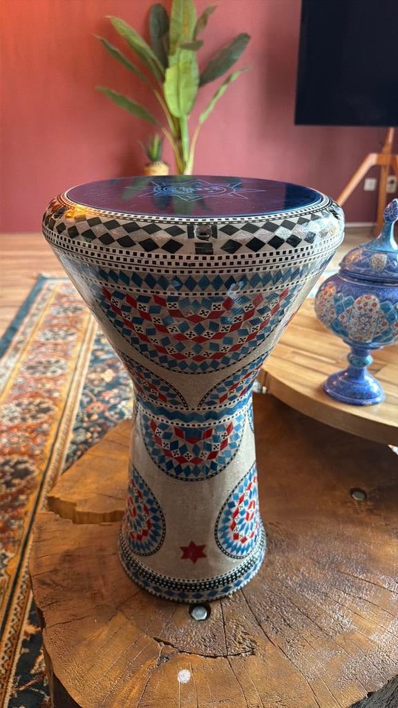 Egyptian Darbuka Ceramic, Muziek en Instrumenten, Percussie, Ophalen of Verzenden, Zo goed als nieuw