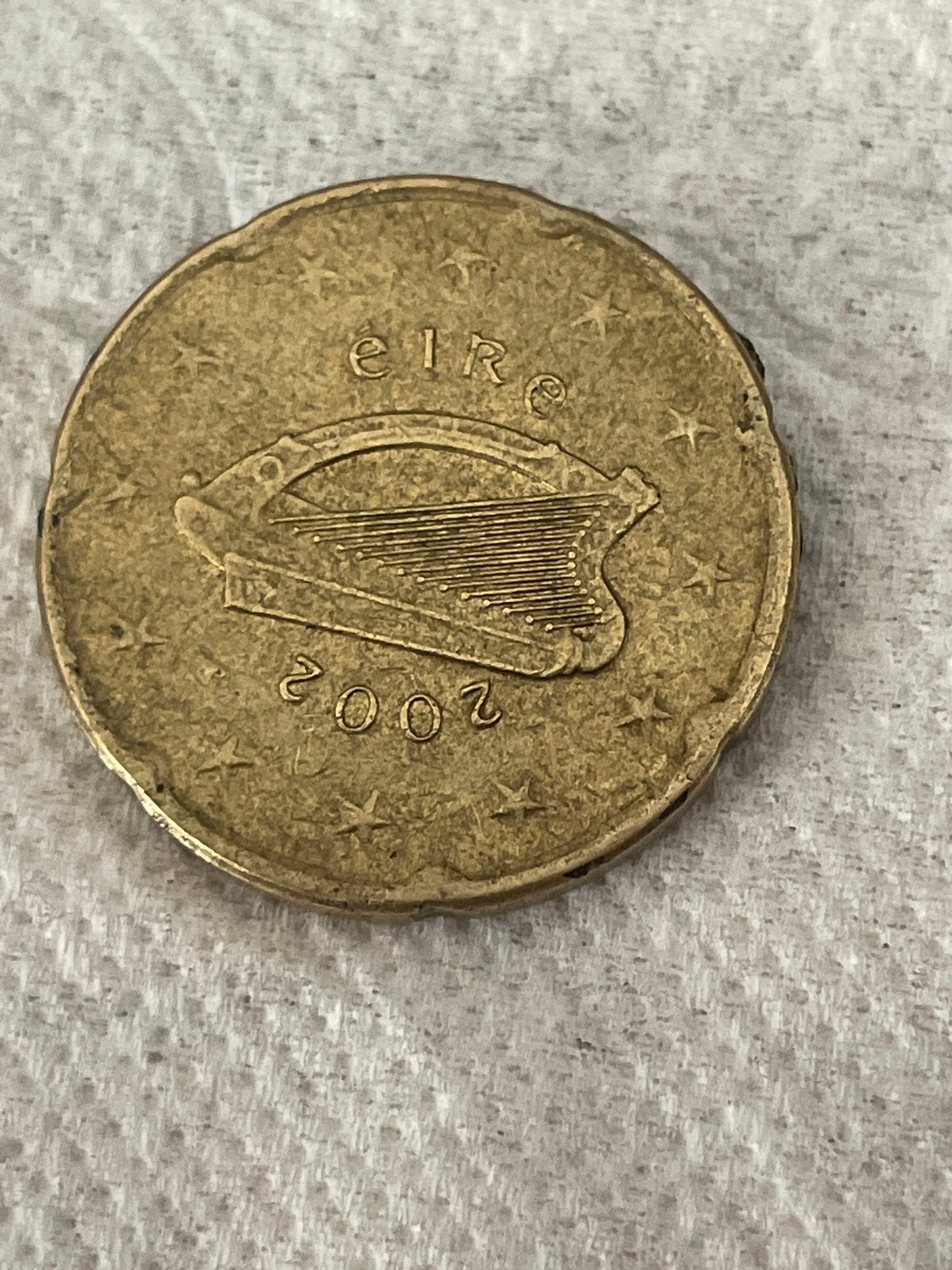 Ierse 20 cent munt 2002, Postzegels en Munten, Munten | Europa | Euromunten, Ophalen of Verzenden, Ierland, 20 cent, Losse munt