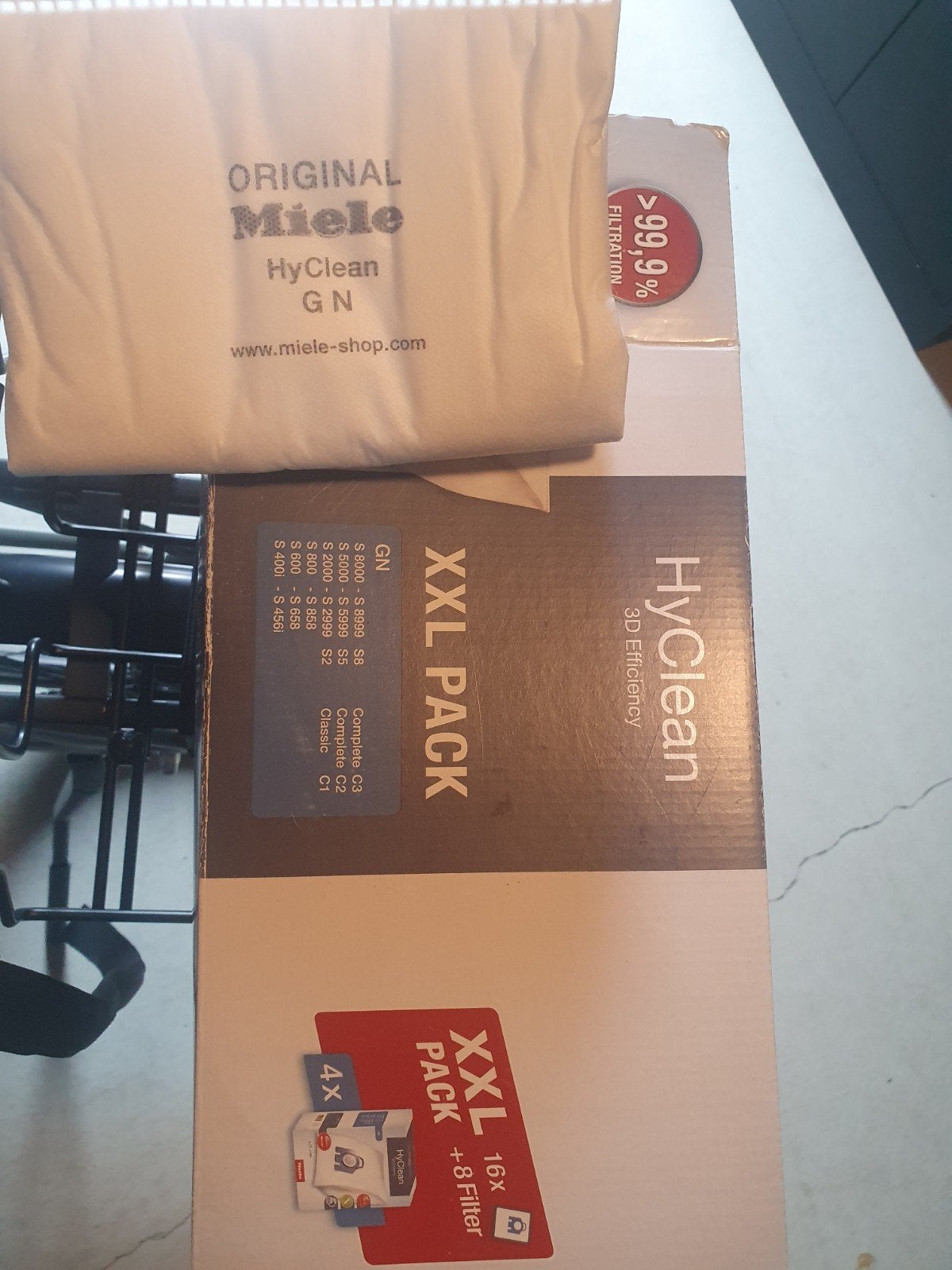 Miele HyClean GN XXL PACK stofzuigerzakken + filters, Witgoed en Apparatuur, Stofzuigers, Stofzak, Inclusief accessoires, Overige typen