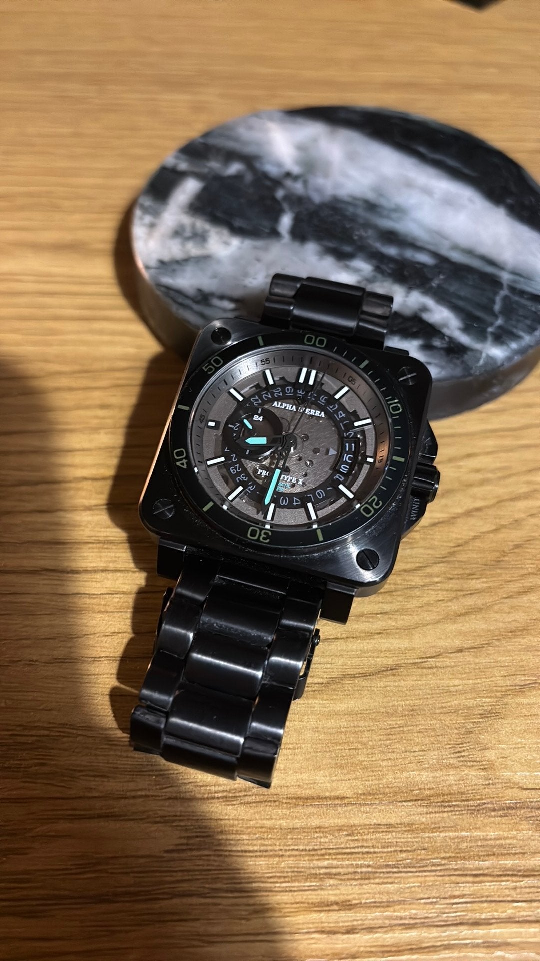 Alpha Sierra - Prototype X No.2  - Miyota 8217 Automatic, Staal, Staal, Polshorloge, Zo goed als nieuw