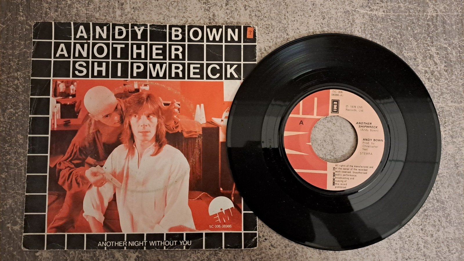 Andy brown  - another shipwreck, Gebruikt, 7 inch, Pop, Fotohoes