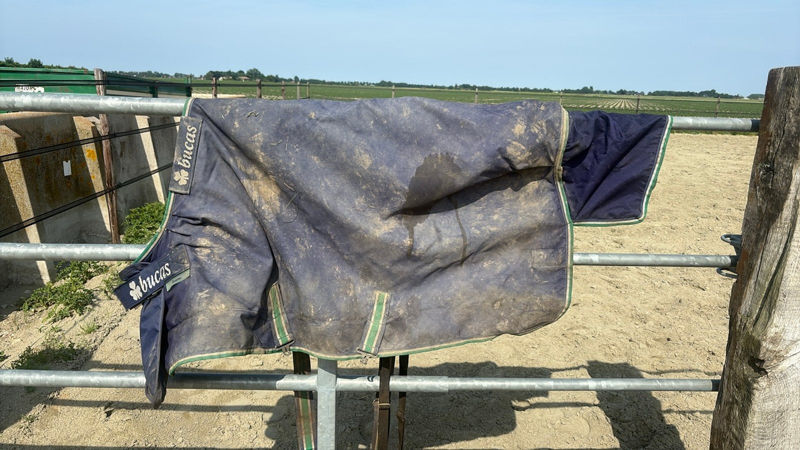 Bucas smartex rain 122/95, Dieren en Toebehoren, Paarden en Pony's | Dekens en Dekjes, Bucas, Shetlander/Mini, Ophalen of Verzenden
