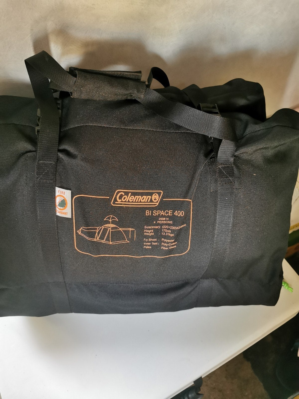 Cleman bi space 400 koepeltent 4 persoons, Caravans en Kamperen, Tenten, Ophalen of Verzenden, Zo goed als nieuw, Tot en met 4