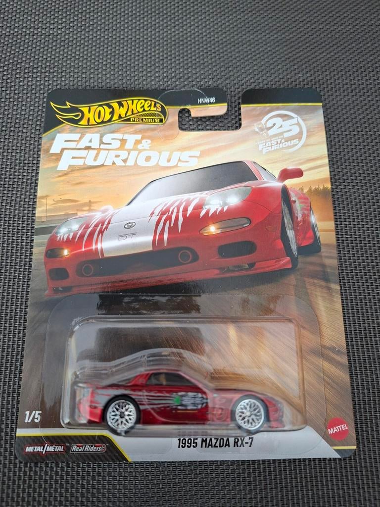 Hot Wheels Premium Mazda RX-7 CHASE Fast&Furious, Hobby en Vrije tijd, Modelauto's | Overige schalen, Ophalen of Verzenden, Nieuw