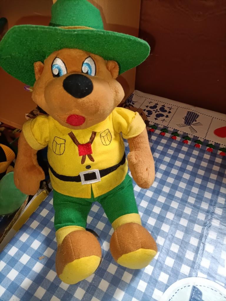 Bollo de Beer knuffel 40 cm groot + nieuwe sleutelhanger, Ophalen of Verzenden, Zo goed als nieuw, Beer