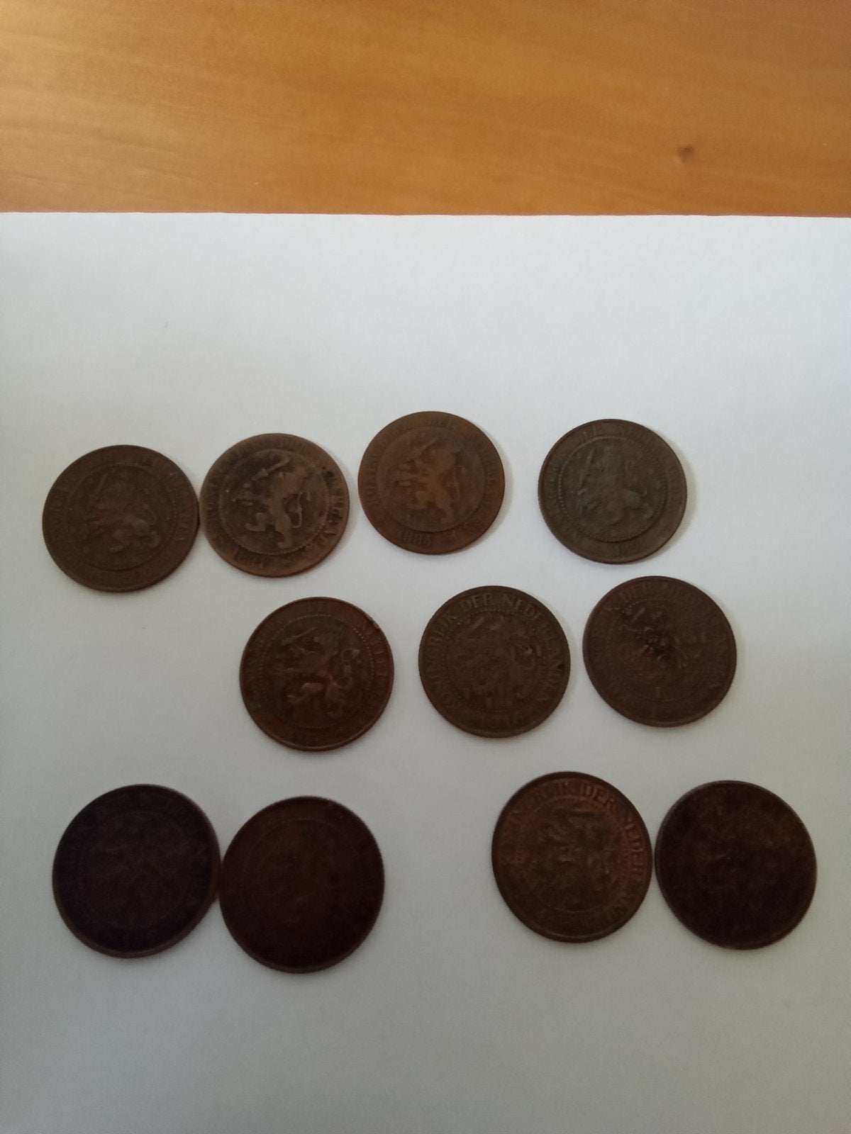 2,5 cents 11 stuks tussen 1880 en 1941, Postzegels en Munten, Ophalen of Verzenden, Koningin Wilhelmina, 10 cent