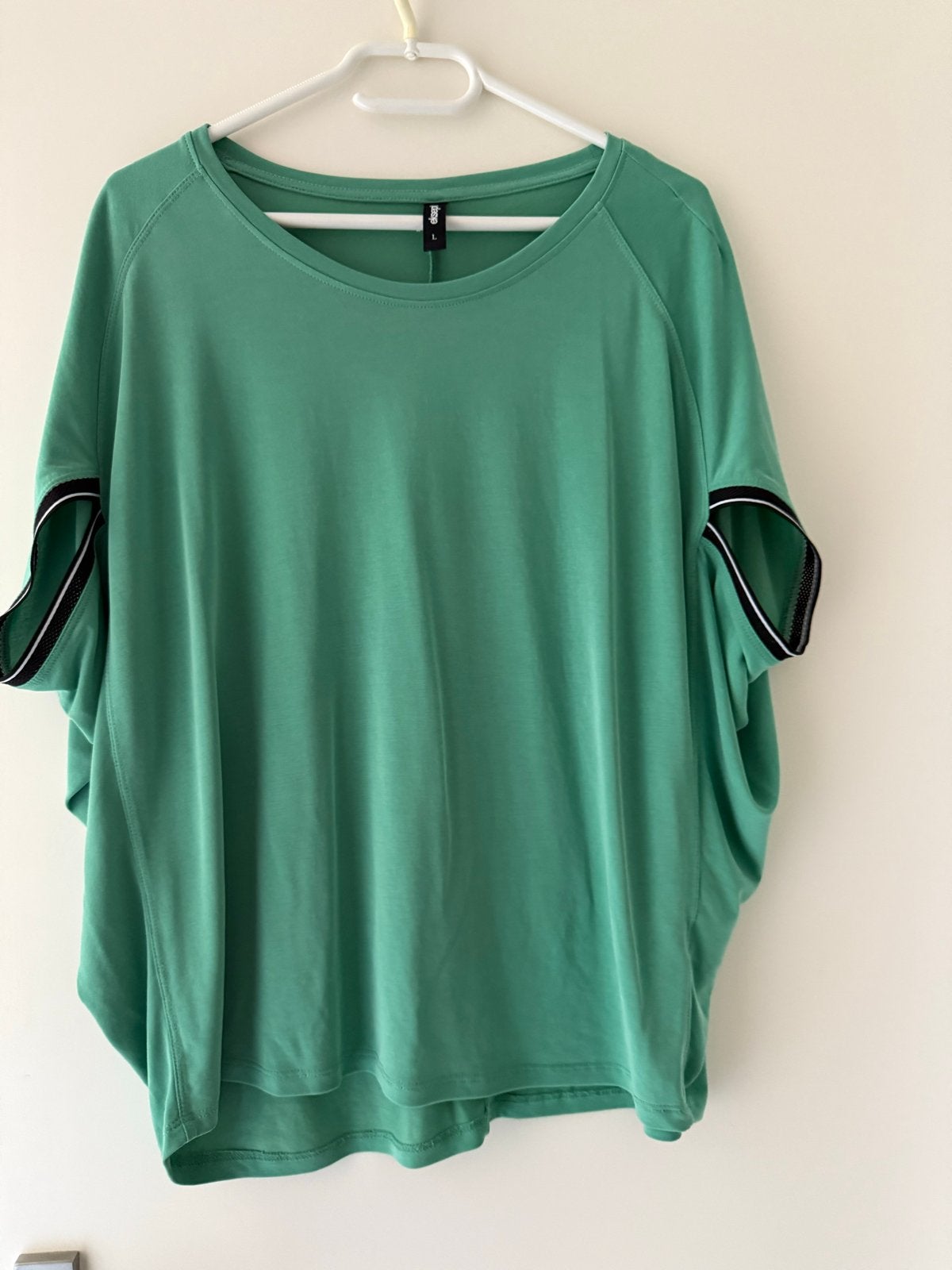 Groen Eksept shirt maat L, Kleding | Dames, T-shirts, Maat 42/44 (L), Ophalen of Verzenden, Zo goed als nieuw, Korte mouw