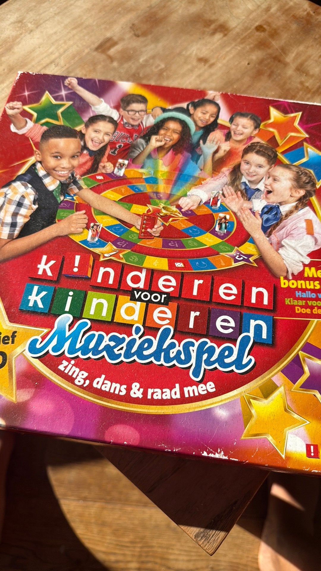 Kinderen voor kinderen bordspel met dvd, Hobby en Vrije tijd, Vijf spelers of meer, Ophalen, Gebruikt