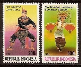 Indonesie Zonnebloem nr 1520/1 postfris 1992, Ophalen of Verzenden, Postfris, Zuidoost-Azië