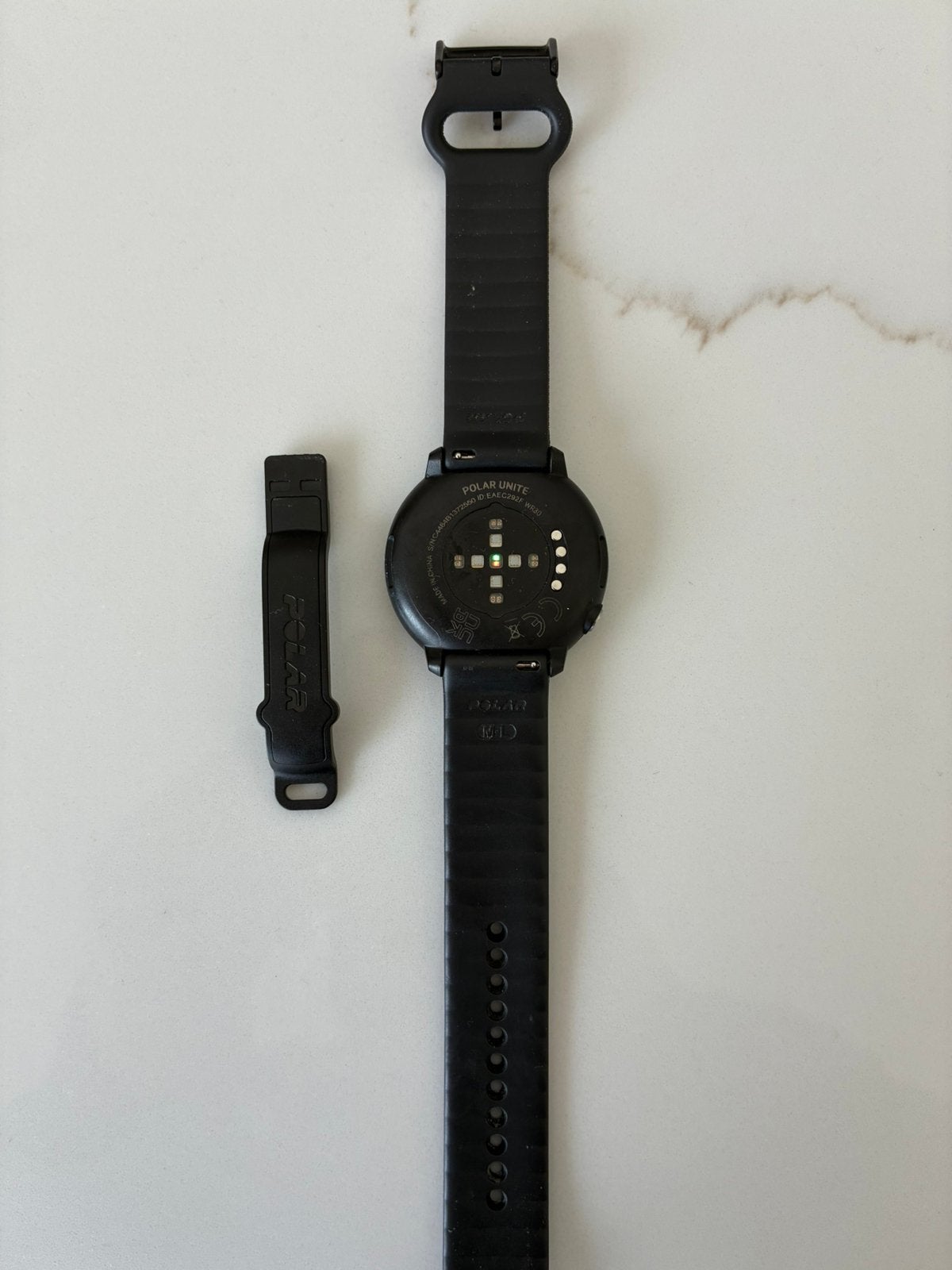 Polar unite fitnesswatch, Ophalen, Zo goed als nieuw, Zwart, Android