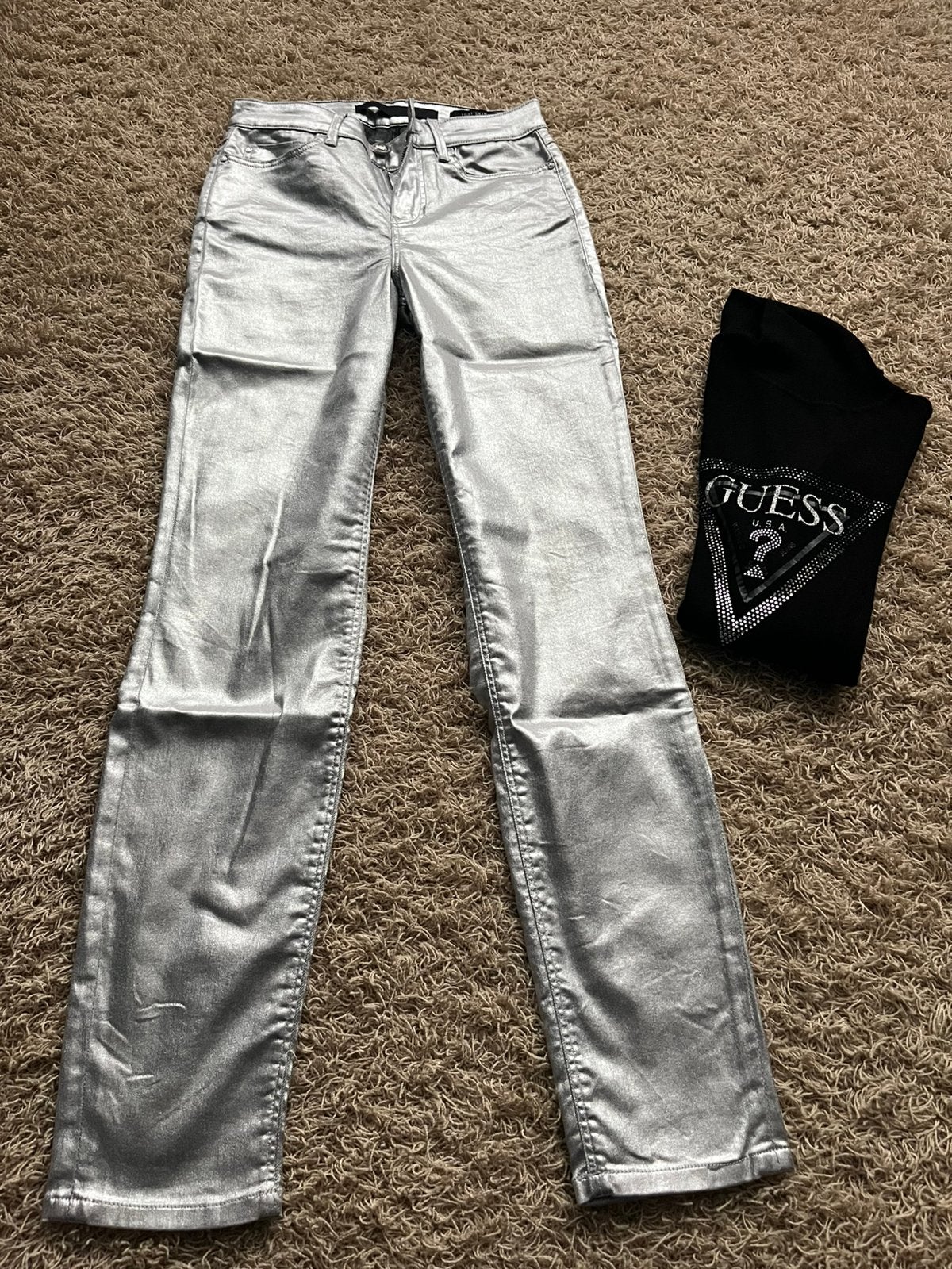 Nieuwe Guess broek maat 25, Ophalen of Verzenden, Nieuw, Maat 34 (XS) of kleiner, Grijs