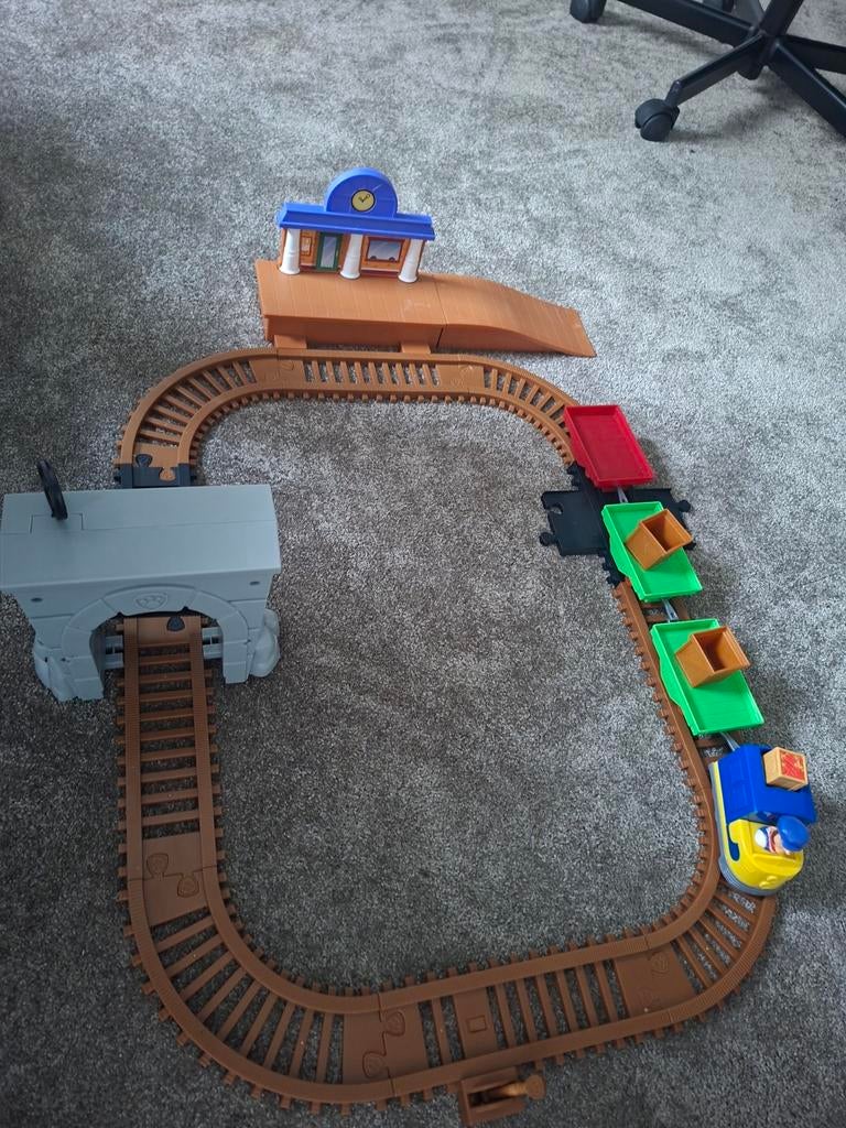 Paw Patrol Treinbaan met Station en Tunnel, Ophalen, Gebruikt