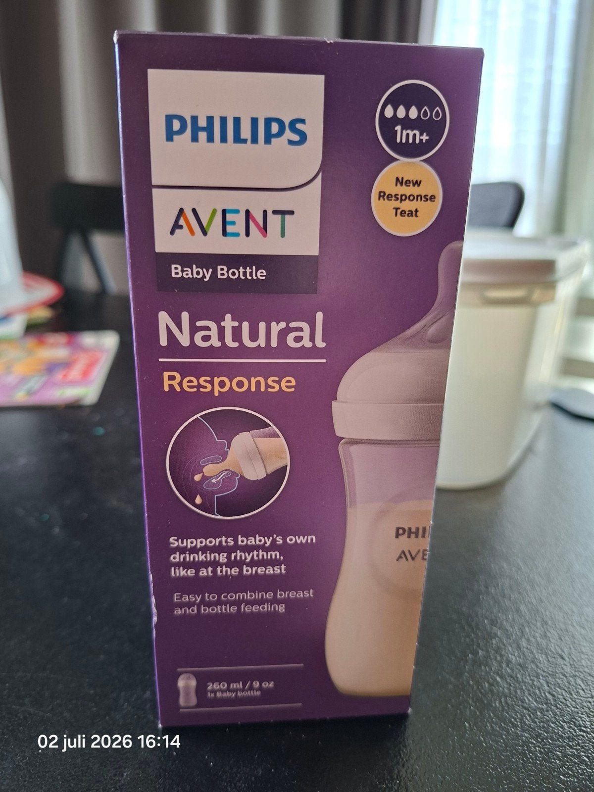 Zuigfles 260ML van Philips avent nieuw., Ophalen, Nieuw, Babyfles, Philips Avent
