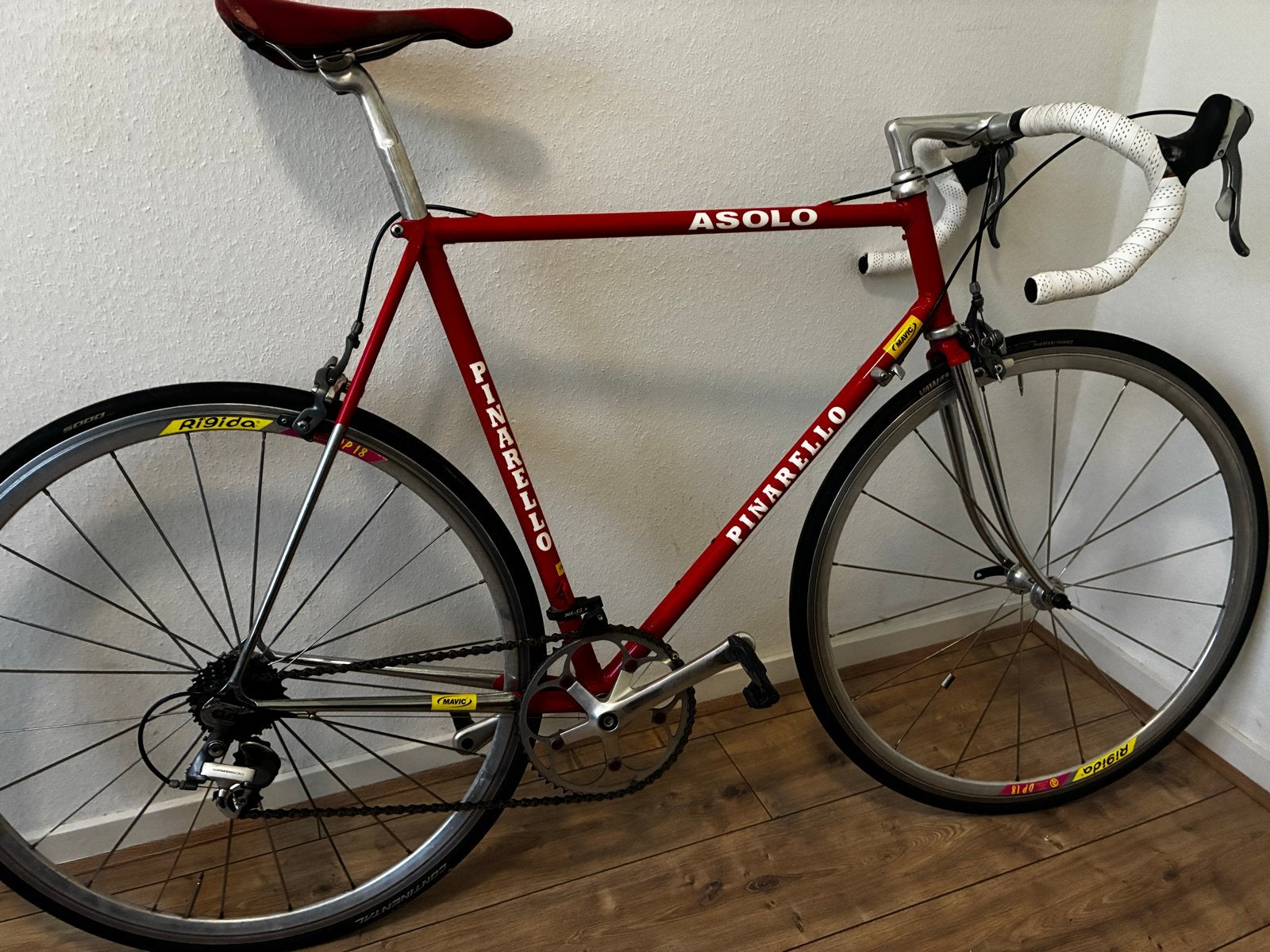 Pinarello Asolo racefiets - 58 cm, Gebruikt, Velgrem, 57 tot 61 cm, Ophalen