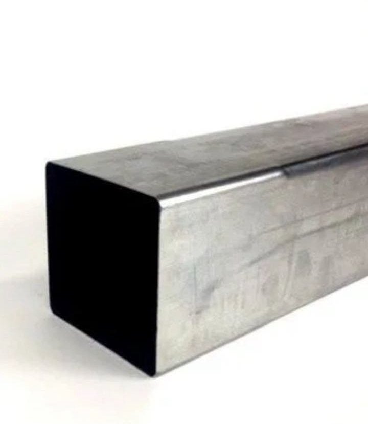 Vierkante Zinken Regenpijp 3m - 10x10 cm, Ophalen, 2 tot 4 meter, Nieuw, Zink
