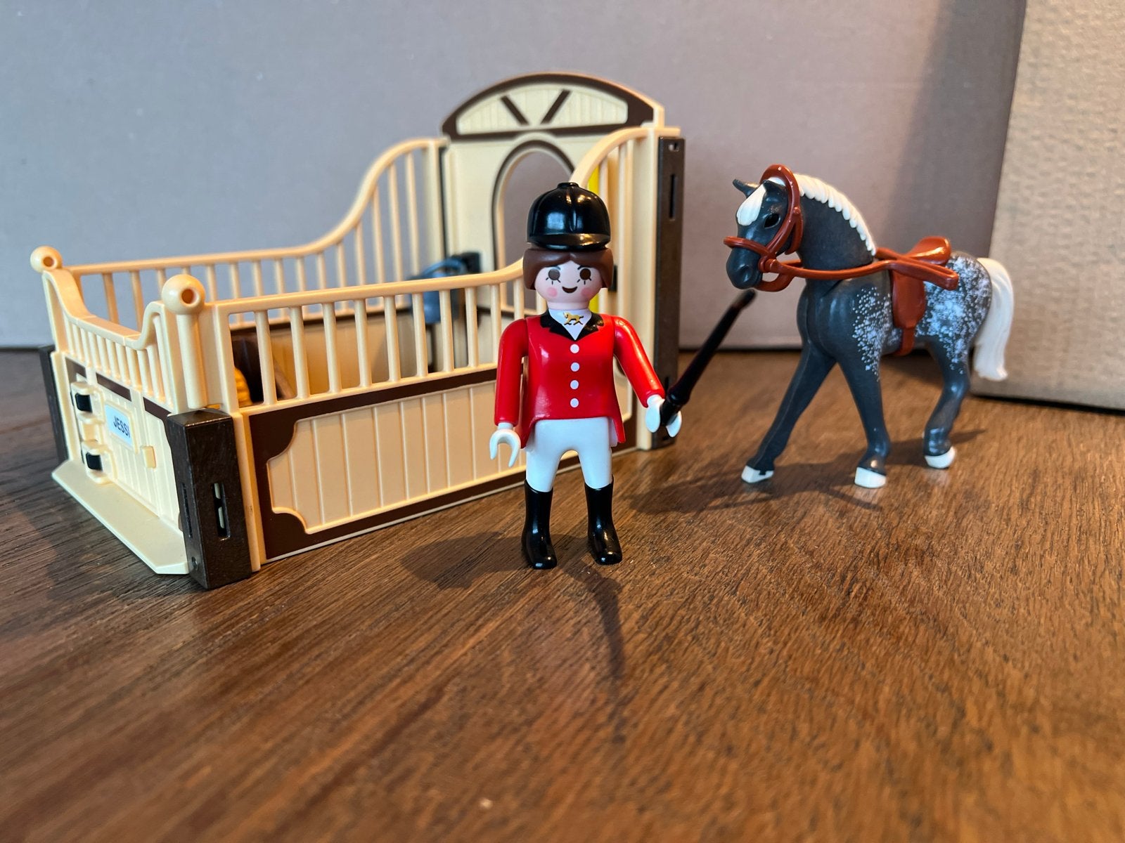 Playmobil 5110 Trakehner met paardenbox-  complete Set, Gebruikt, Gebouw, Complete set, Ophalen of Verzenden