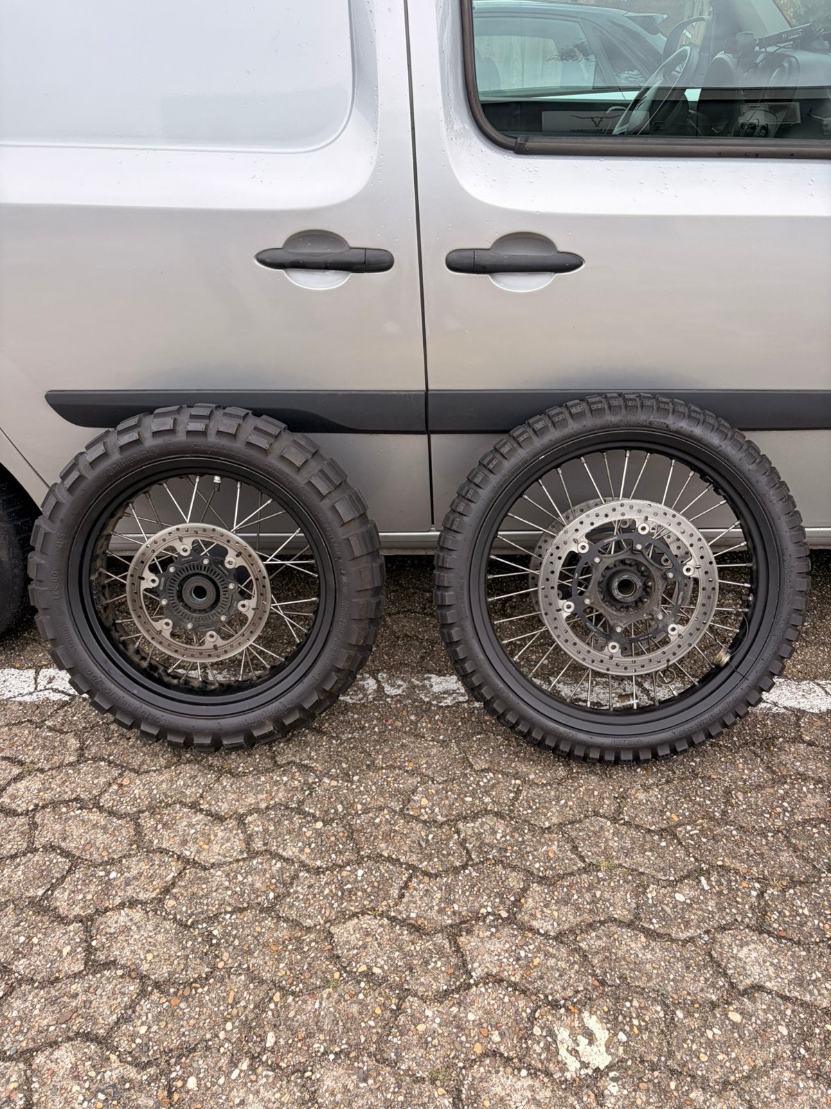 Continental Twinturbo banden enduro offroad, Motoren, Onderdelen | Merk-onafhankelijk, Ophalen, Gebruikt