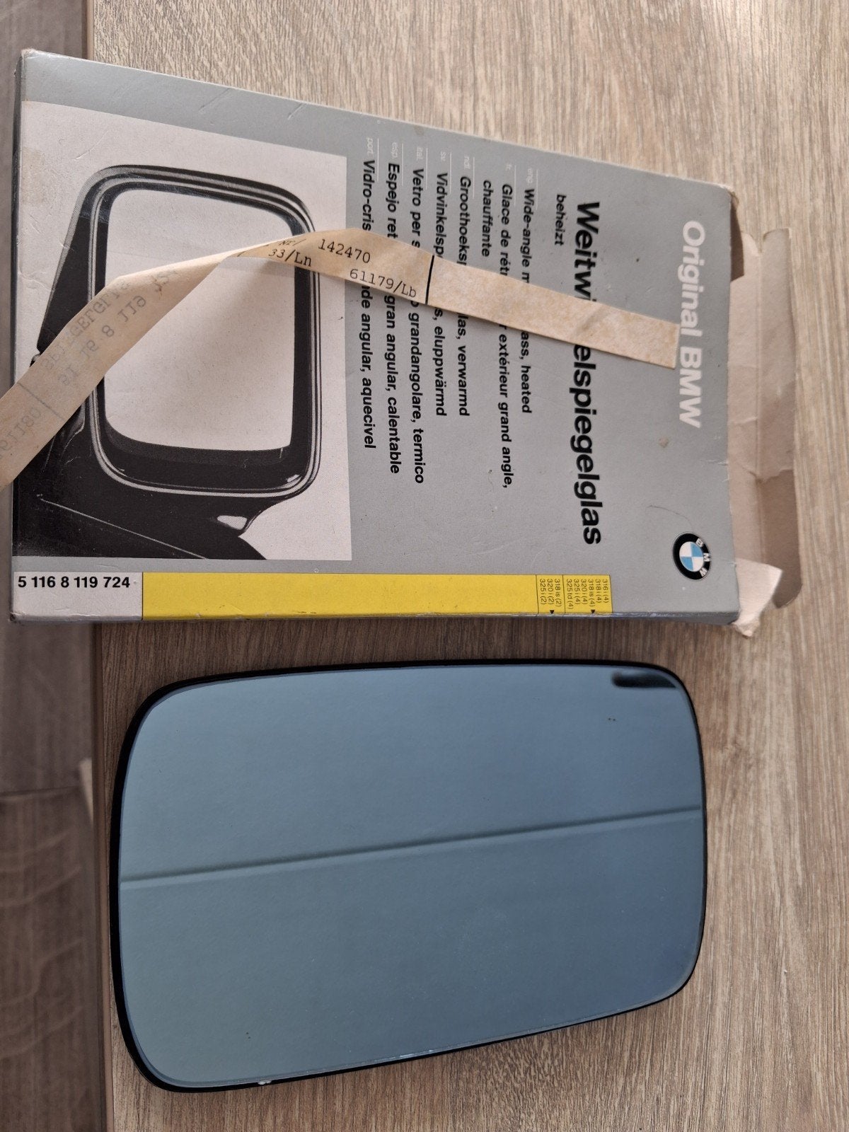 Origineel BMW Buitenspiegelglas Verwarmd Groothoek, Ophalen of Verzenden, Nieuw, BMW