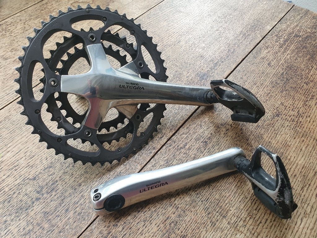 Shimano Ultegra krankstel incl. pedalen, Overige merken, Gebruikt, Ophalen of Verzenden, Overige maten