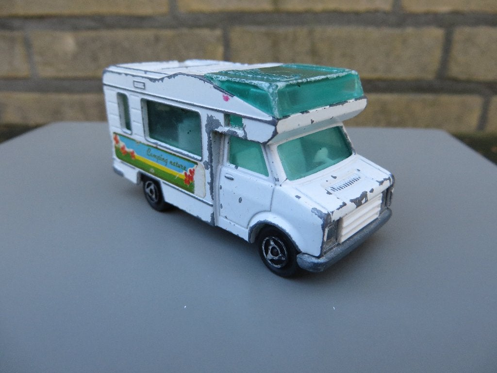 Majorette Fourgon Camper CAMPING NATURE, Ophalen of Verzenden, Gebruikt, Auto