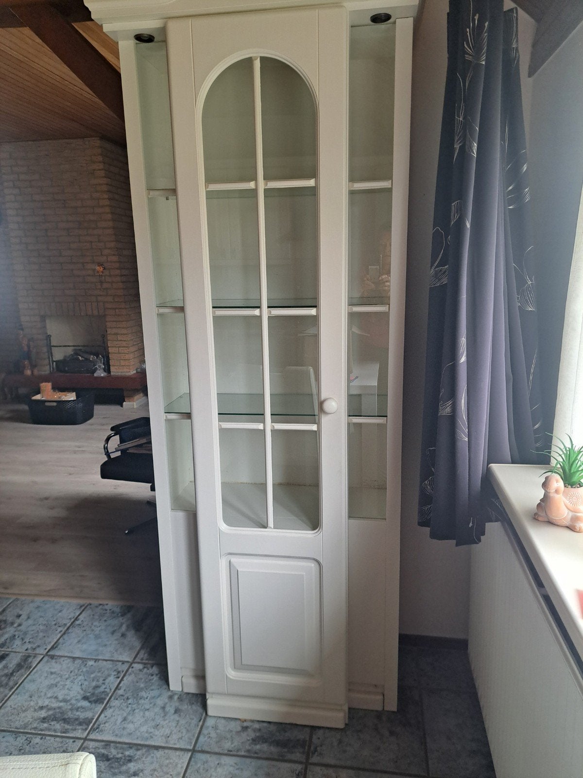 Vitrinekast met verlichting, Ophalen, 25 tot 50 cm, 50 tot 100 cm, 150 tot 200 cm